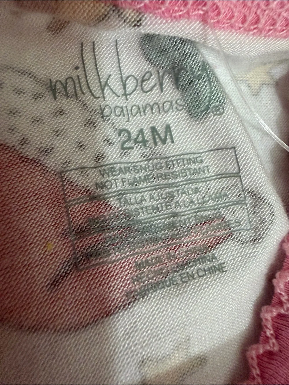 Milkberry Girls Bamboo Holiday Gingerbread Pajama Set